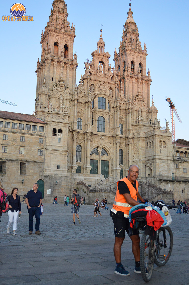 A chegada emotiva a Santiago de Compostela